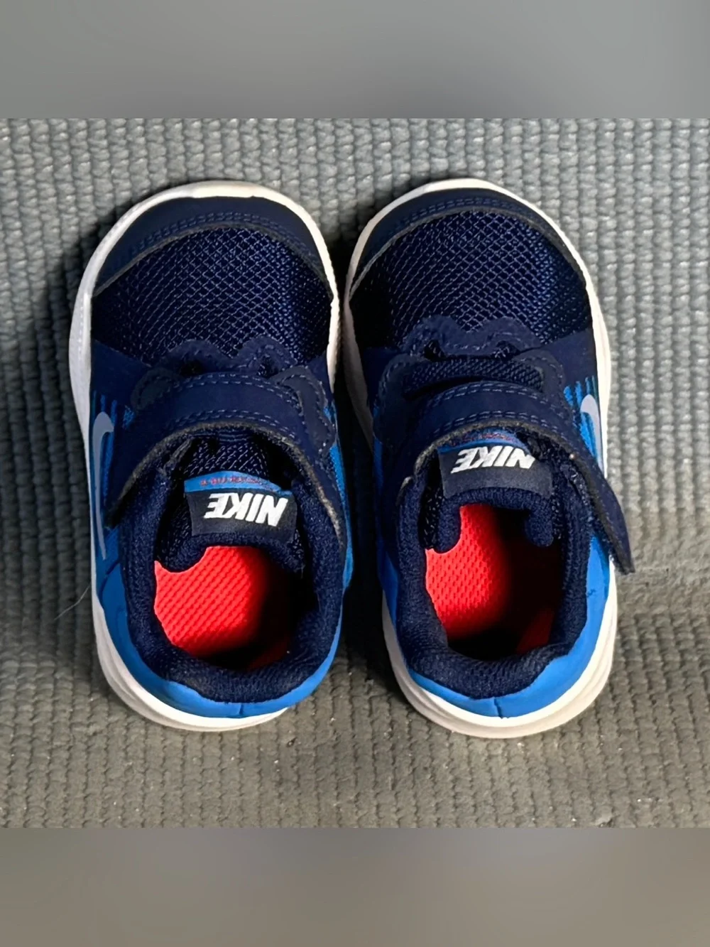 NIke Downshifter 8 Blue Athletic Sneakers Toddler Size 3C